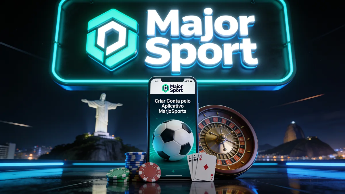 Criar Conta pelo Aplicativo MarjoSports para jogadores no Brasil
